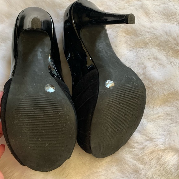 Jessica Simpson platform heels black 8.5 - Picture 4 of 4